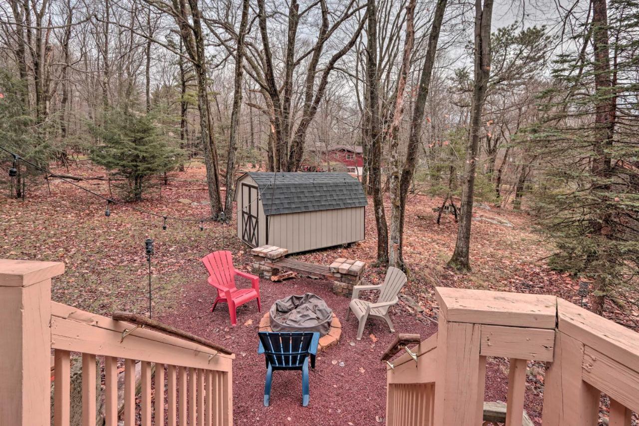 Poconos Home With Game Room Walk To Lake Harmony! Bagian luar foto
